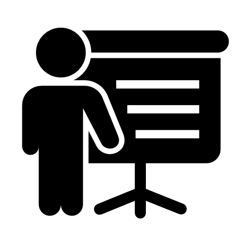 person presenting