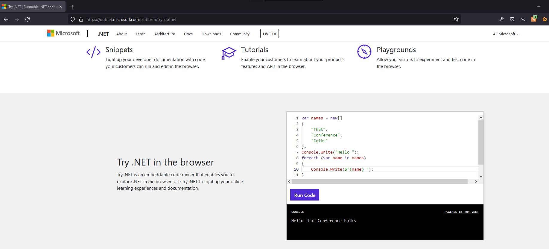 trydotnet