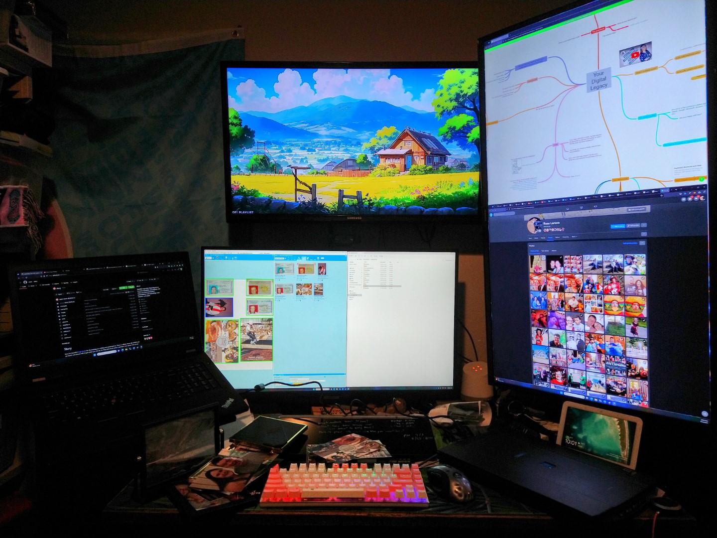 My scanning setup